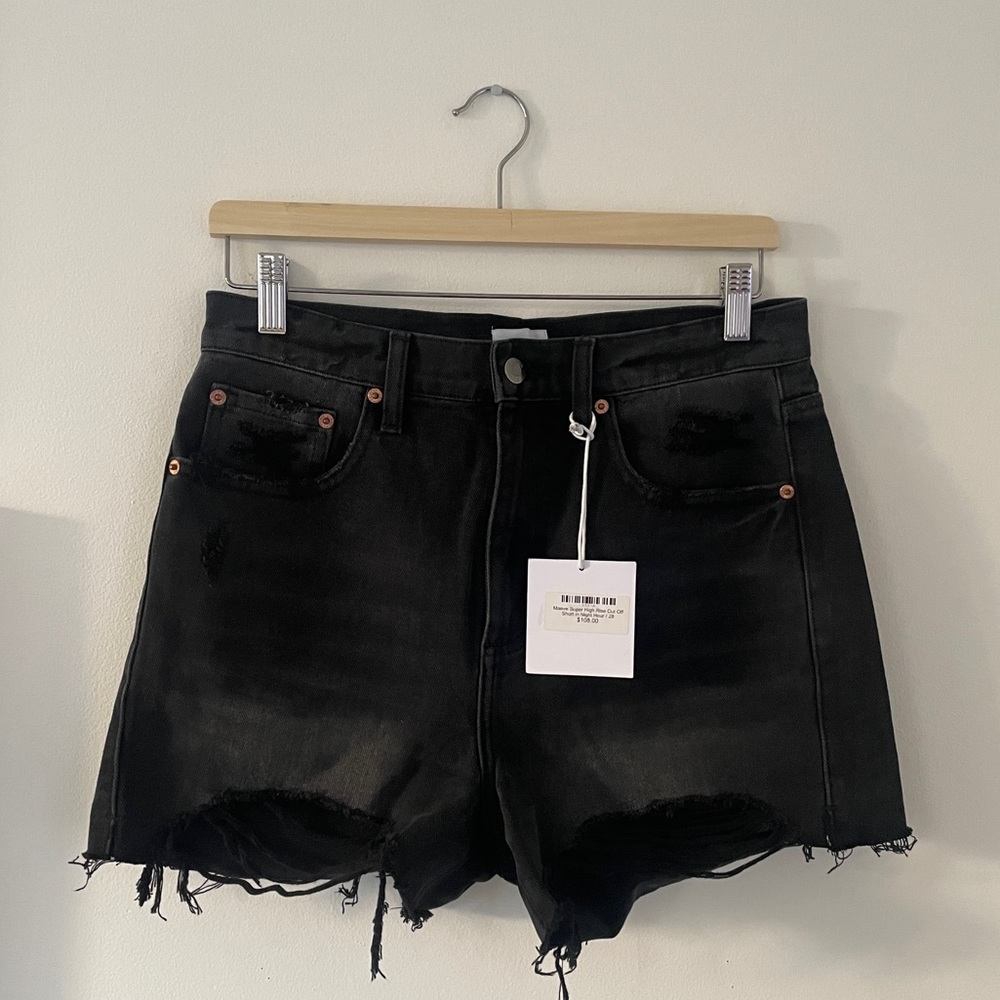 Pistola Maeve super high rise shorts sz 28